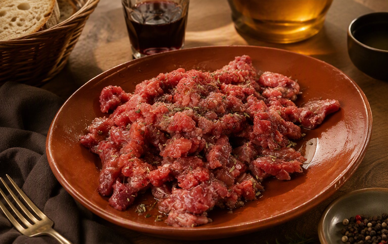 Battuta di manzo alle erbe